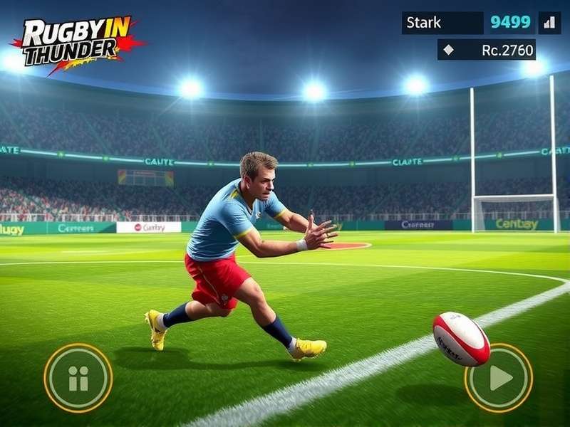 Rugby Thunder IN gameplay screenshot